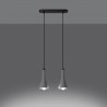 Lampa wisząca REA 2 beton SL.1224 Sollux