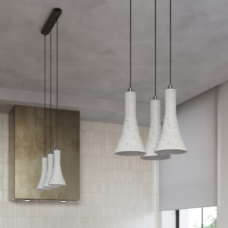 Lampa wisząca REA 2 beton SL.1224 Sollux