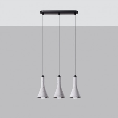 Lampa wisząca REA 3L beton SL.1225 Sollux