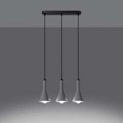 Lampa wisząca REA 3L beton SL.1225 Sollux