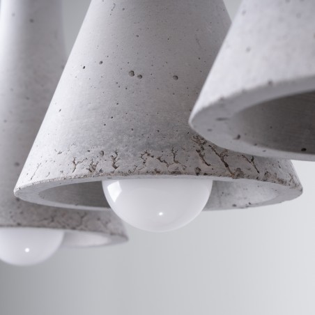 Lampa wisząca REA 3L beton SL.1225 Sollux