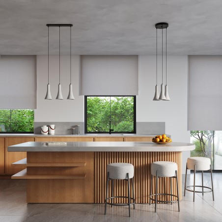 Lampa wisząca REA 3L beton SL.1225 Sollux