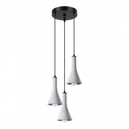 Lampa wisząca REA 3P beton SL.1226 Sollux
