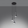 Lampa wisząca REA 3P beton SL.1226 Sollux