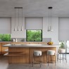 Lampa wisząca REA 3P beton SL.1226 Sollux