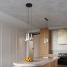 Lampa wisząca REA 3P beton SL.1226 Sollux
