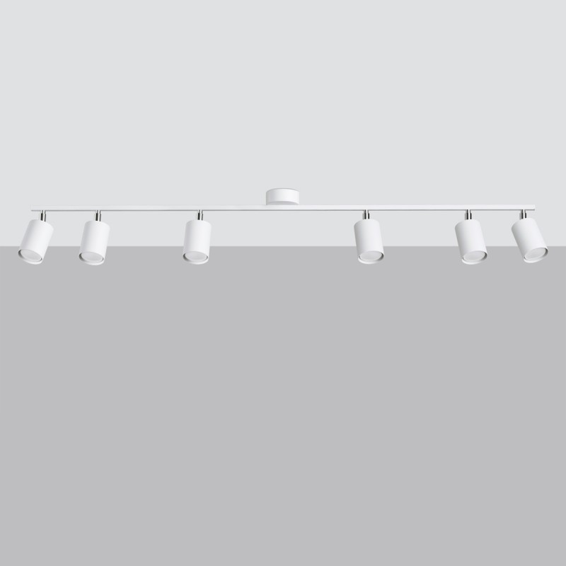 Plafon LEMMI 6L biały SL.1228 Sollux