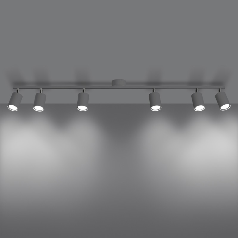 Plafon LEMMI 6L biały SL.1228 Sollux