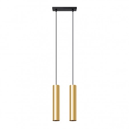 Lampa Wisząca LAGOS 2 złoty połysk SL.1241 Sollux