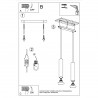 Lampa Wisząca LAGOS 2 złoty połysk SL.1241 Sollux