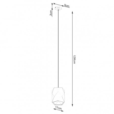Lampa wisząca ceramiczna GOBI SL.1250 Sollux