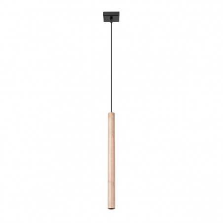 Lampa wisząca PASTELO 1 drewno SL.1266 Sollux
