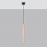 Lampa wisząca PASTELO 1 drewno SL.1266 Sollux
