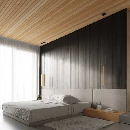 Lampa wisząca PASTELO 1 drewno SL.1266 Sollux