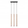 Lampa wisząca PASTELO 3L drewno SL.1267 Sollux