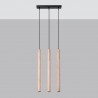 Lampa wisząca PASTELO 3L drewno SL.1267 Sollux