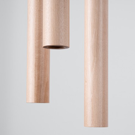 Lampa wisząca PASTELO 3P drewno SL.1268 Sollux