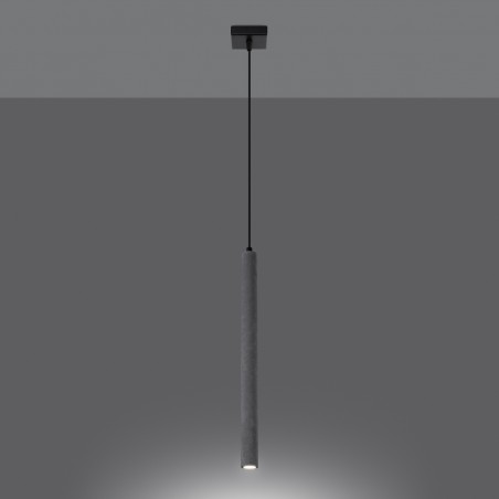 Lampa wisząca PASTELO 1 beton SL.1271 Sollux