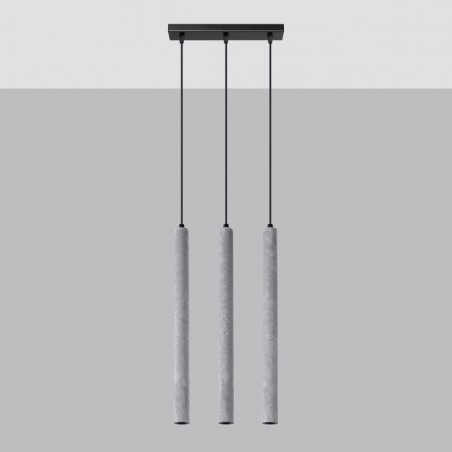 Lampa wisząca PASTELO 3L beton SL.1272 Sollux