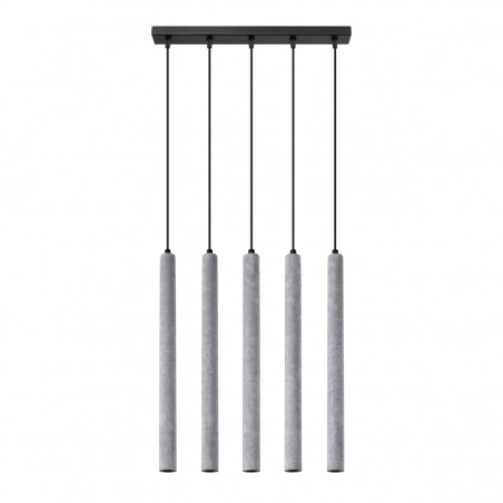 Lampa wisząca PASTELO 5L beton SL.1274 Sollux