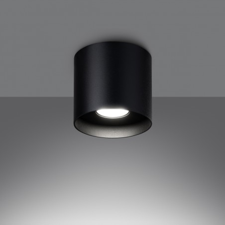 Plafon MIKA czarny SL.1281 Sollux
