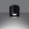Plafon MIKA czarny SL.1281 Sollux