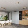 Plafon VERDO 4 czarny SL.1294 Sollux