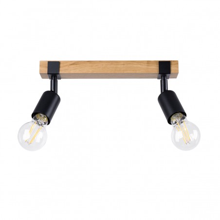 Plafon ZUCA 2 czarny SL.1296 Sollux