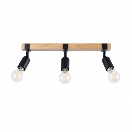 Plafon ZUCA 3 czarny SL.1297 Sollux