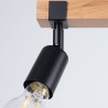 Plafon ZUCA 3 czarny SL.1297 Sollux