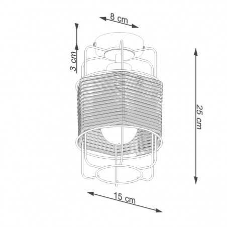 Plafon GIZUR SL.1299 Sollux