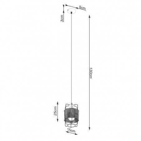 Lampa wisząca GIZUR 1 SL.1300 Sollux