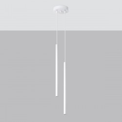 Lampa wisząca PASTELO 2 biała SL.1303 Sollux