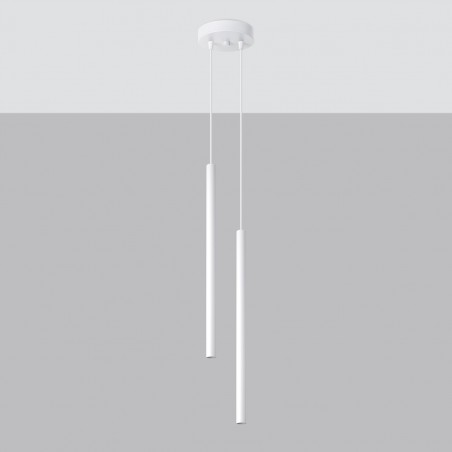 Lampa wisząca PASTELO 2 biała SL.1303 Sollux