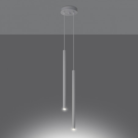 Lampa wisząca PASTELO 2 biała SL.1303 Sollux