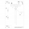 Lampa wisząca PASTELO 2 biała SL.1303 Sollux