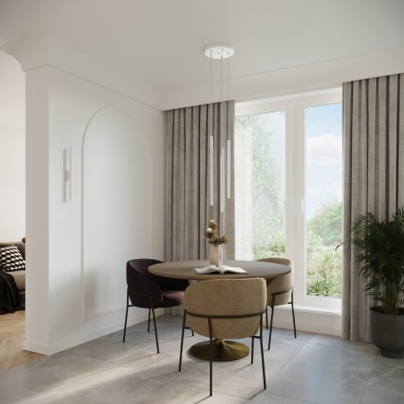 Lampa wisząca PASTELO 2 biała SL.1303 Sollux