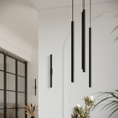 Lampa wisząca PASTELO 2 czarna SL.1304 Sollux