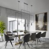 Lampa wisząca RANA 2 czarna TH.019CZ Sollux