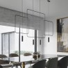 Lampa wisząca RANA 2 czarna TH.019CZ Sollux