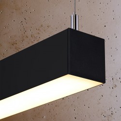Lampa wisząca PINNE 67 czarna 3000K TH.030 Sollux
