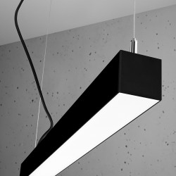 Lampa wisząca PINNE 67 czarna 3000K TH.030 Sollux