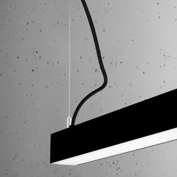 Lampa wisząca PINNE 67 czarna 3000K TH.030 Sollux