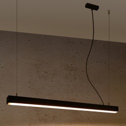 Lampa wisząca PINNE 90 czarna 3000K TH.048 Sollux