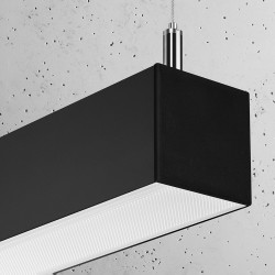 Lampa wisząca PINNE 90 czarna 3000K TH.048 Sollux