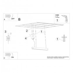 Lampa wisząca PINNE 90 czarna 3000K TH.048 Sollux