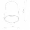 EYE TONE Czarny 1x10W only LED