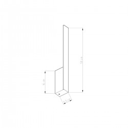 Kinkiet LAHTI S czarny LED 3000K TH.183 Sollux