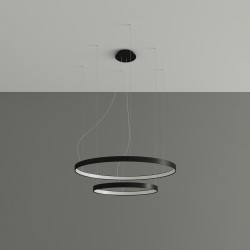 Żyrandol RIO 2 55/78 czarny LED 4000K TH.212 Sollux