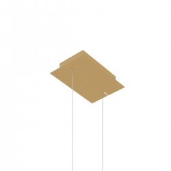 Lampa wisząca RIO 55 złota LED 3000K TH.220 Sollux